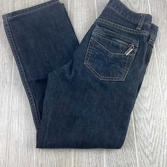 Route 66 Girl's Blue Five Pocket Style Denim Mid-Rise Slim Jeans Size 7 - Picture 1 of 9